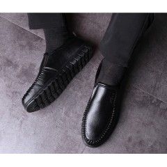 Chaussures en cuir synthétique casual pour hommes