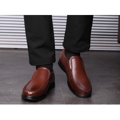 Chaussures en cuir synthétique casual pour hommes