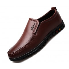 Chaussures en cuir synthétique casual pour hommes