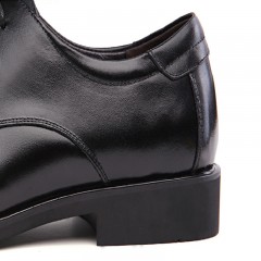Chaussures en cuir pu à lacets pointu pour hommes pour hommes