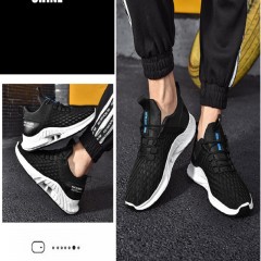 Sneakers homme  en tissu moucheté