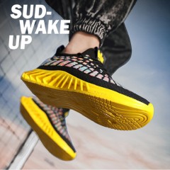 Chaussures sneakers décontractées pour hommes avec semelle à lamelles