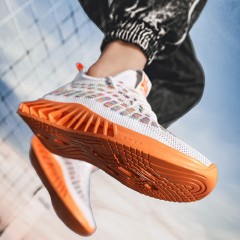 Chaussures sneakers décontractées pour hommes avec semelle à lamelles