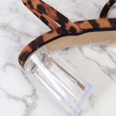 Sandales Polyvalentes pour femmes avec talon transparent