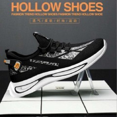 Chaussures de sport respirantes en tissu moucheté