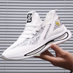 Chaussures de sport respirantes en tissu moucheté
