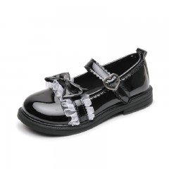 Chaussures en cuir synthétique pour petite fille