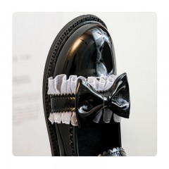 Chaussures en cuir synthétique pour petite fille
