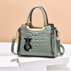 Sac à main à motif peau de crocodile