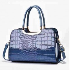 Sac à main pour femme en cuir PU avec motif  crocodile