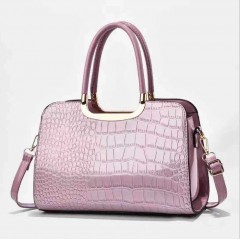 Sac à main pour femme en cuir PU avec motif  crocodile