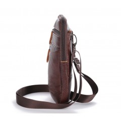 Sac à bandoulière pour homme en cuir véritable