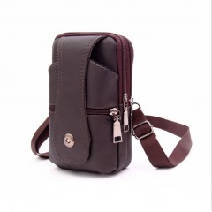 Sac à bandoulière pour homme en cuir véritable