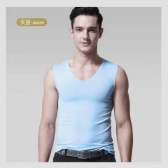 Débardeur pour homme sans trace en fibre de lait