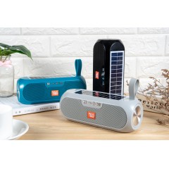 Haut-parleur Bluetooth à énergie solaire et électrique portable avec basse puissante
