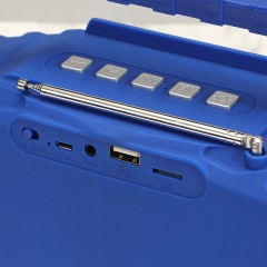 Haut-parleur Bluetooth portable style de radio avec lumière