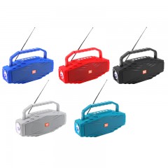 Haut-parleur Bluetooth portable style de radio avec lumière