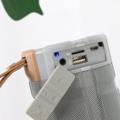 Haut parleur bluetooth LED portable