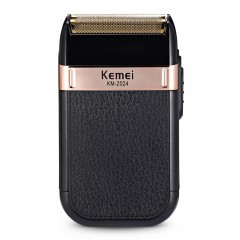 rasoir USB rechargeable double filet KEMEI