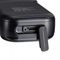 rasoir USB rechargeable double filet KEMEI