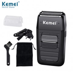 Rasoir rechargeable KEMEI à deux sabots barbe