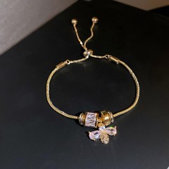 Bracelet zircon intégré