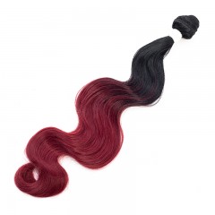 Mèches  en fibre  synthétique avec cheveux bouclés de couleur gradient