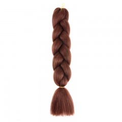 Mèches de Tresse fibre  synthétique avec couleur unie simple