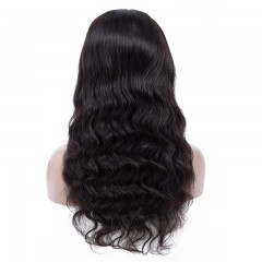 Perruque en fibre synthétique à cheveux longs pleins et ondulé