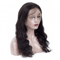 Perruque en fibre synthétique à cheveux longs pleins et ondulé