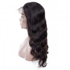 Perruque en fibre synthétique à cheveux longs pleins et ondulé