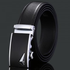 Ceinture en cuir pour hommes avec boucle automatique