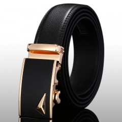Ceinture en cuir pour hommes avec boucle automatique