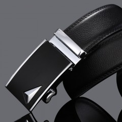 Ceinture en cuir pour hommes avec boucle automatique