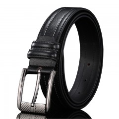 Ceinture en cuir de vache pour hommes avec Boucle à aiguilles