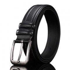 Ceinture en cuir de vache pour hommes avec Boucle à aiguilles