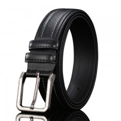Ceinture en cuir de vache pour hommes avec Boucle à aiguilles
