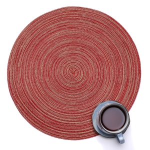 Set napperons de table en fil de coton antidérapant