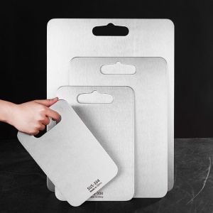 Planche à découper en acier inoxydable