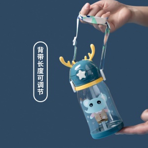 Gourdes transparentes en plastique pour enfants