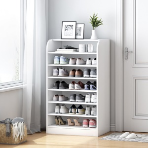 Armoire à chaussures simple en bois massif