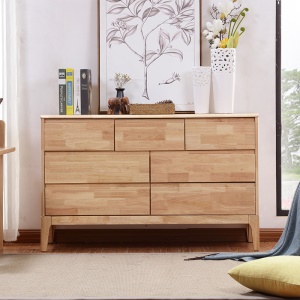 Armoire à tiroirs en bois massif