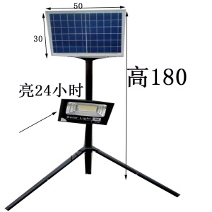 Panneau monocristallin solaire 100W LED