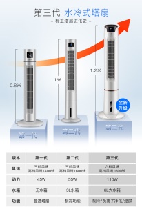 Climatiseur cylindrique avec télécommande