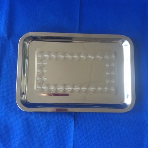 Plateau en acier inoxydable