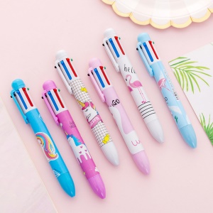 Stylo à bille 6 couleurs