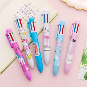 Stylo à bille 6 couleurs