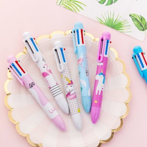 Stylo à bille 6 couleurs