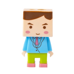 Taille-crayon en bonhomme