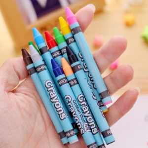 Crayon en cire couleur pastel